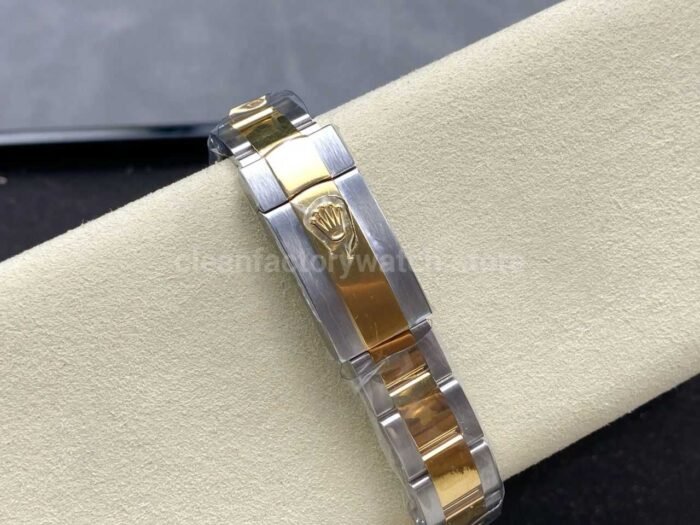 ARF Factory Counterweight Rolex Datejust Oyster 278383RBR-0013 31mm Yellow Gold Diamond Bezel Champagne Dial - Image 9