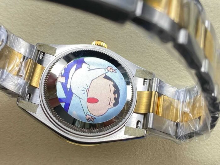 ARF Factory Counterweight Rolex Datejust Oyster 278383RBR-0013 31mm Yellow Gold Diamond Bezel Champagne Dial - Image 8
