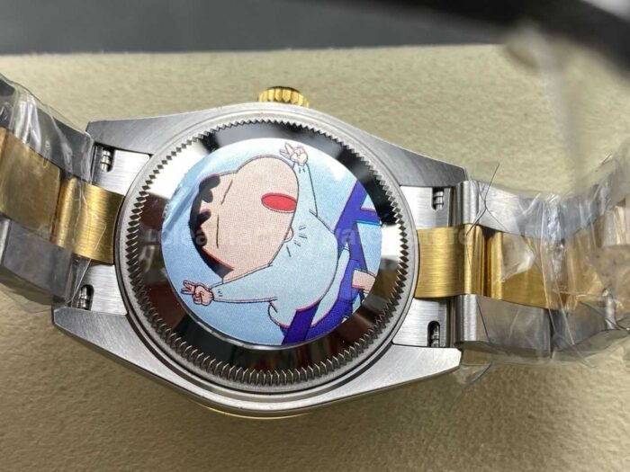 ARF Factory Counterweight Rolex Datejust Oyster 278383RBR-0023 31mm Yellow Gold Diamond Bezel Black Mother of Pearl Dial - Image 8
