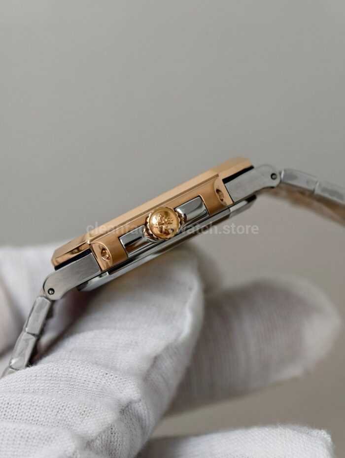 PPF Factory Patek Philippe Cubitus 58211AR 001 45mm Half Rose Gold Blue Dial 3 Super Clone Watch,Clean Factory Watch