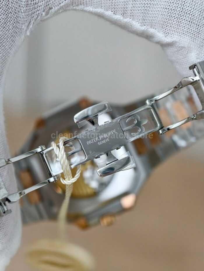 PPF Factory Patek Philippe Cubitus 58211AR 001 45mm Half Rose Gold Blue Dial 4 Super Clone Watch,Clean Factory Watch