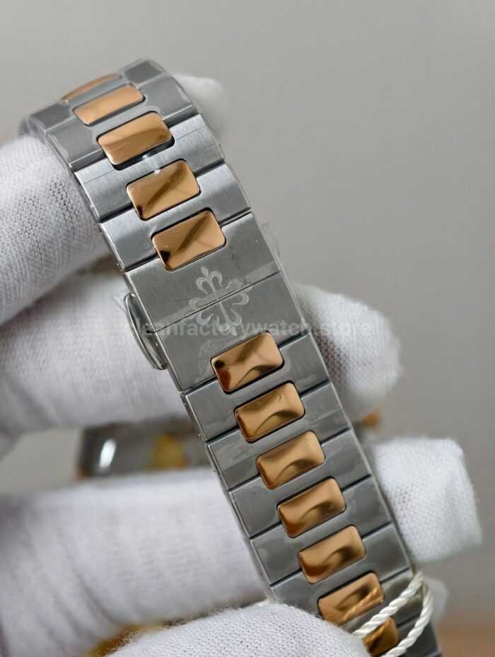 PPF Factory Patek Philippe Cubitus 58211AR 001 45mm Half Rose Gold Blue Dial 9 Super Clone Watch,Clean Factory Watch