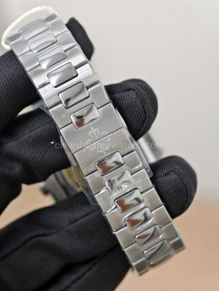 PPF Factory Patek Philippe Cubitus 71281G 001 45mm Full White Gold Blue Gray Dial 2 Super Clone Watch,Clean Factory Watch