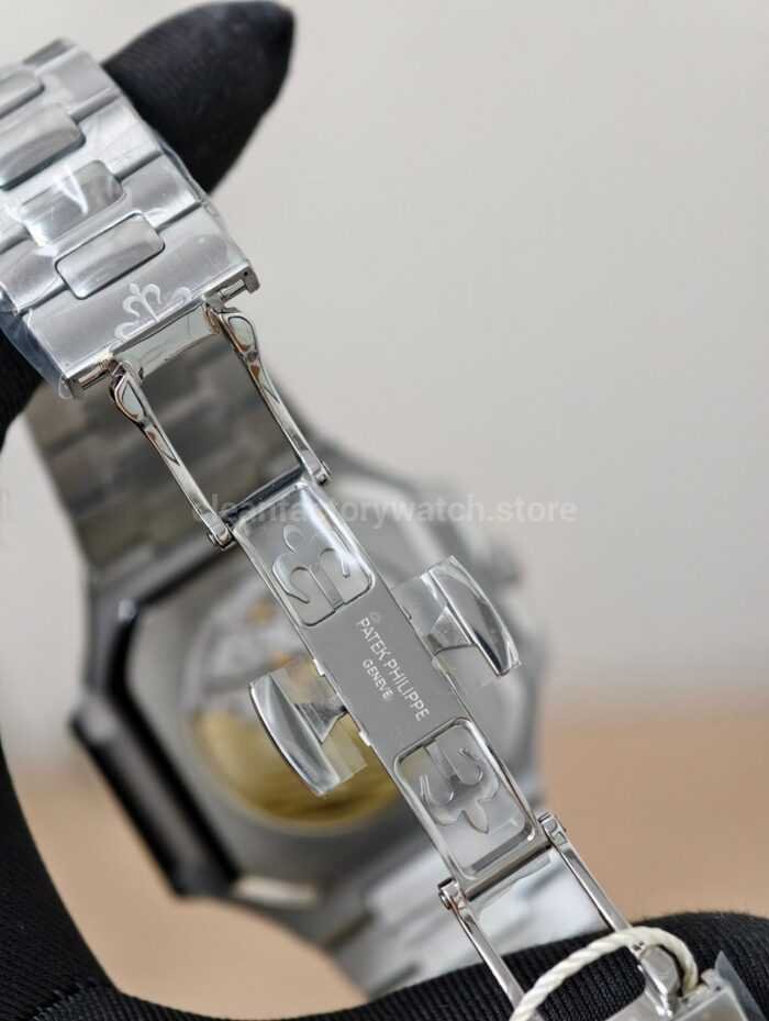 PPF Factory Patek Philippe Cubitus 71281G 001 45mm Full White Gold Blue Gray Dial 7 Super Clone Watch,Clean Factory Watch