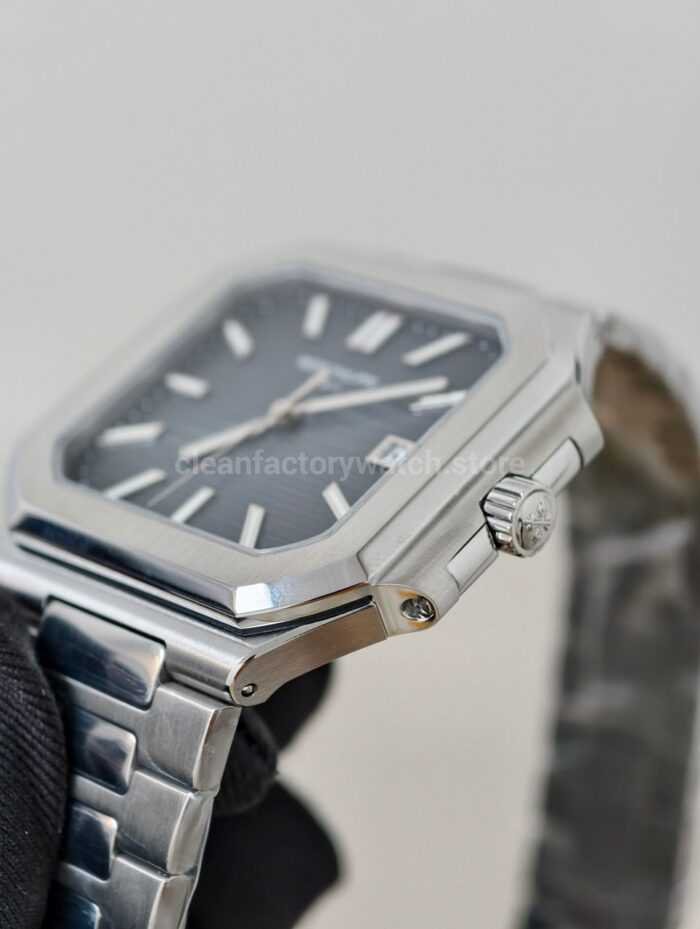 PPF Factory Patek Philippe Cubitus 71281G 001 45mm Full White Gold Blue Gray Dial 8 Super Clone Watch,Clean Factory Watch