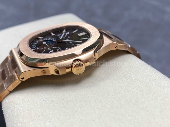 PPF Factory Patek Philippe Nautilus 5712-1R Rose Gold Brown Dial - Image 7