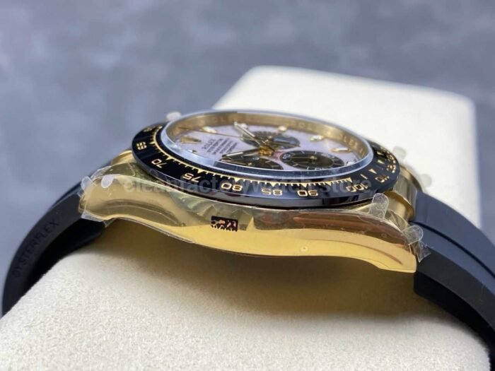 QF Factory CounterWeight Rolex Daytona 116518LN-0076 Yellow Gold Oysterflex Meteorite Dial - Image 5
