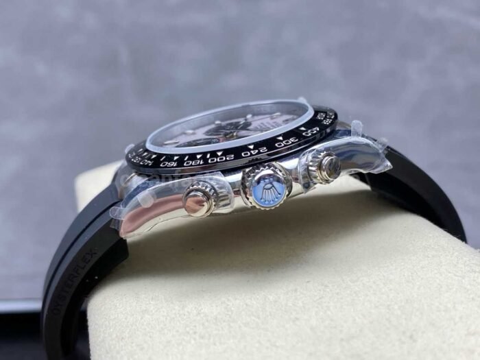 QF Factory CounterWeight Rolex Daytona 116519LN-0038 White Gold Oysterflex Meteorite Dial - Image 6