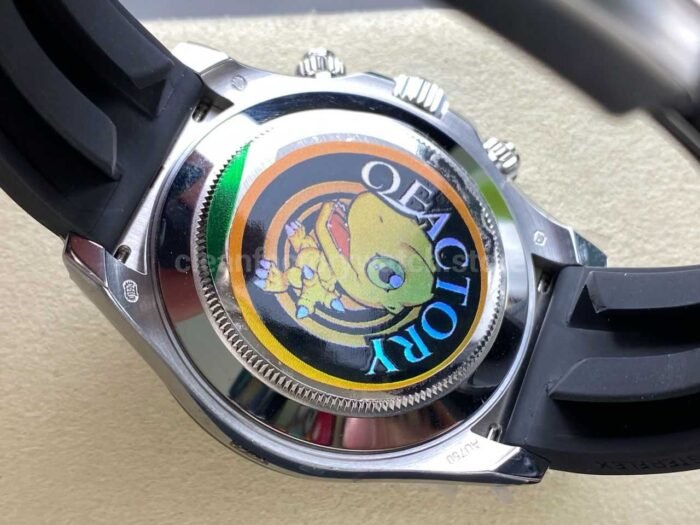 QF Factory CounterWeight Rolex Daytona 116519LN-0038 White Gold Oysterflex Meteorite Dial - Image 7