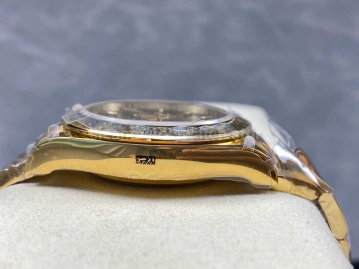 QF Factory CounterWeight Rolex Daytona 126508-0008 Yellow Gold Green Dial - Image 5