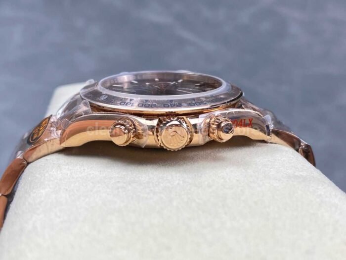 QF Factory Counterweight Rolex Daytona 126505-0005 Rose Gold Chocolate Brown Dial - Image 6