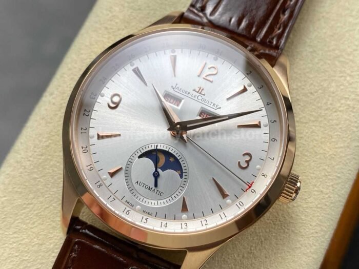 TW Factory Jaeger-LeCoultre Master Calendar Q1552520 39mm Rose Gold Silver Dial - Image 3