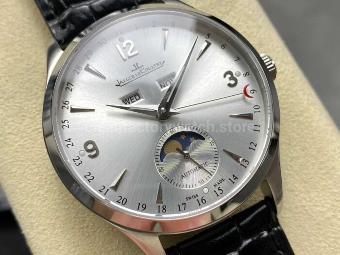 TW Factory Jaeger-LeCoultre Master Calendar Q4148480 39mm Steel Leather Strap White Dial - Image 2