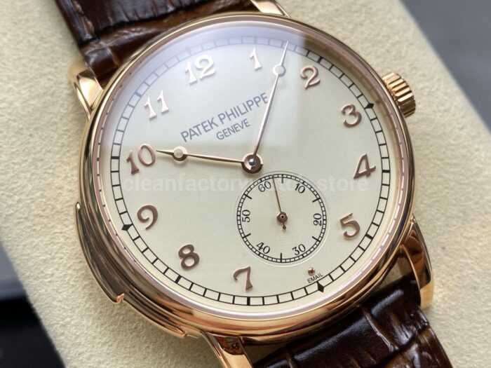 TW Factory Patek Philippe Calatrava 5022R 010 40mm Rose Gold Calfskin Strap Arabic Numerals White Dial 1 6 Super Clone Watch,Clean Factory Watch