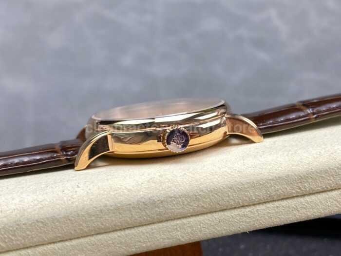 TW Factory Patek Philippe Calatrava 5022R 010 40mm Rose Gold Calfskin Strap Arabic Numerals White Dial 1 7 Super Clone Watch,Clean Factory Watch