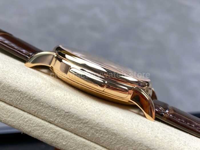 TW Factory Patek Philippe Calatrava 5022R 010 40mm Rose Gold Calfskin Strap Arabic Numerals White Dial 1 Super Clone Watch,Clean Factory Watch