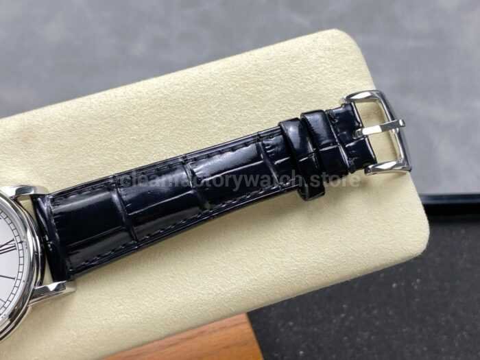 TW Factory Patek Philippe Calatrava 5022R 010 40mm Steel Calfskin Strap Roman Numerals White Dial 4 Super Clone Watch,Clean Factory Watch