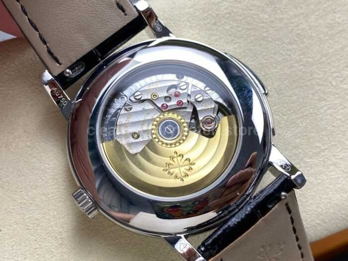 TW Factory Patek Philippe Calatrava 5022R 010 40mm Steel Calfskin Strap Roman Numerals White Dial 5 Super Clone Watch,Clean Factory Watch