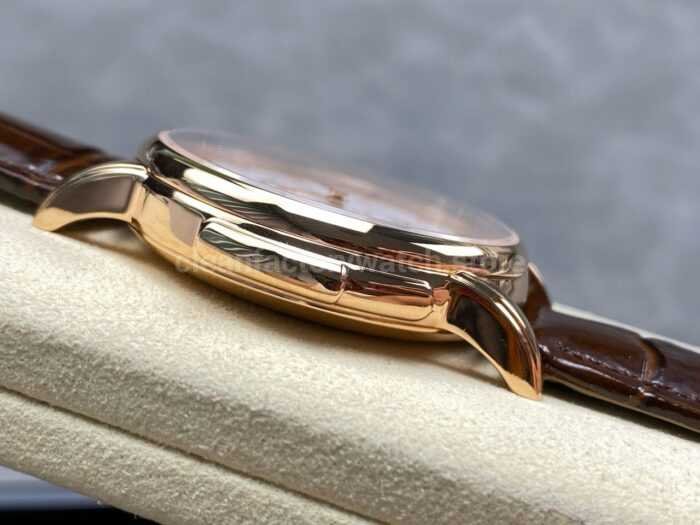 TW Factory Patek Philippe Calatrava 5078 40mm Rose Gold Calfskin Strap White Dial 1 Super Clone Watch,Clean Factory Watch