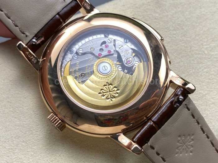 TW Factory Patek Philippe Calatrava 5078 40mm Rose Gold Calfskin Strap White Dial 4 Super Clone Watch,Clean Factory Watch