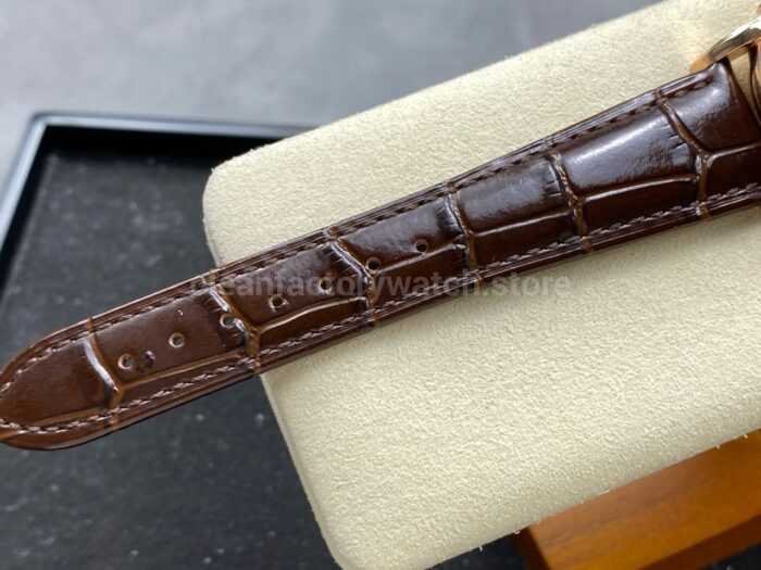 TW Factory Patek Philippe Calatrava 5078 40mm Rose Gold Calfskin Strap White Dial 7 Super Clone Watch,Clean Factory Watch