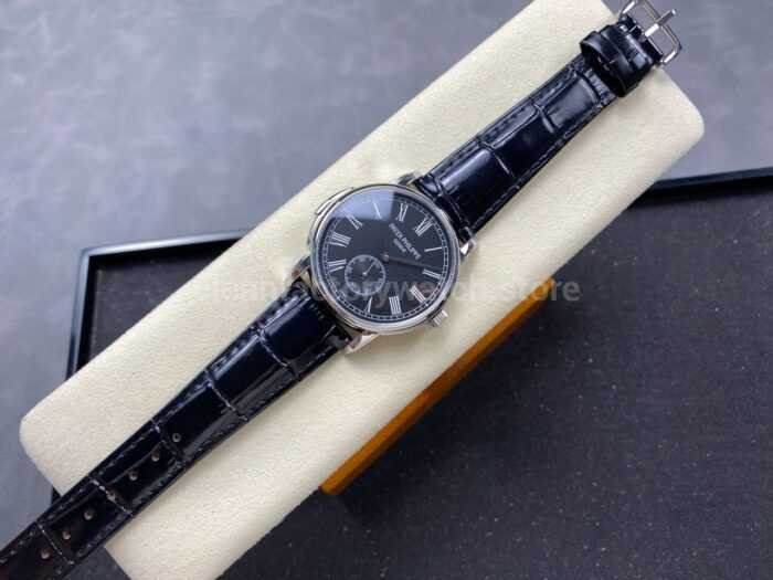 TW Factory Patek Philippe Calatrava 5078G 010 40mm Roman Numerals Black Dial 2 Super Clone Watch,Clean Factory Watch