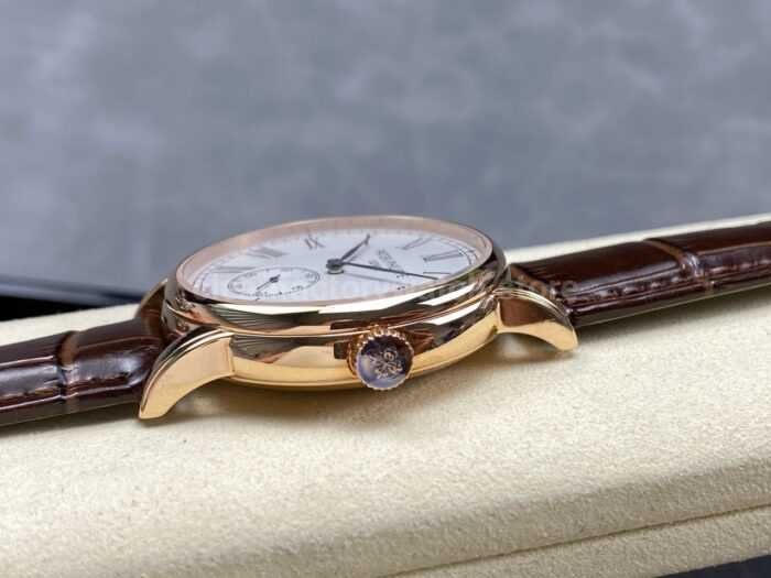 TW Factory Patek Philippe Calatrava 5078R 001 40mm Rose Gold Roman Numerals White Dial 1 Super Clone Watch,Clean Factory Watch