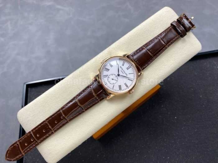 TW Factory Patek Philippe Calatrava 5078R 001 40mm Rose Gold Roman Numerals White Dial 5 Super Clone Watch,Clean Factory Watch