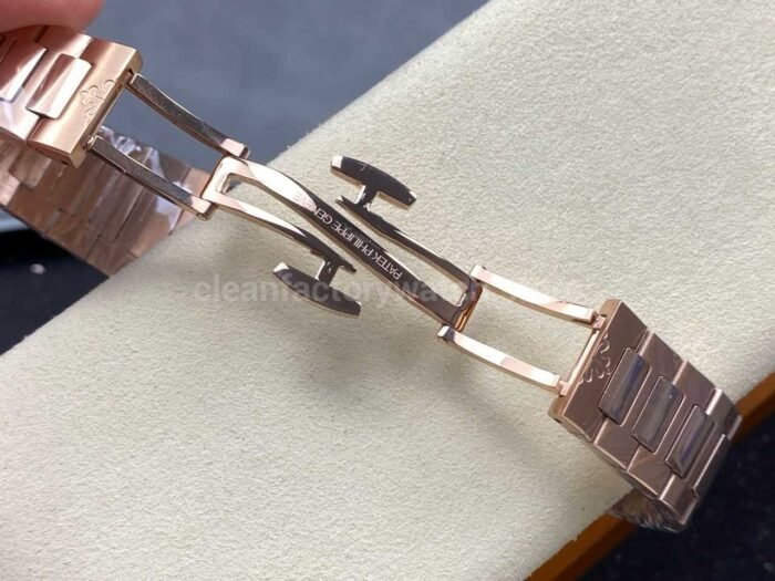 TW Factory Patek Philippe Nautilus 7118/1R-001 Rose Gold White Dial - Image 10