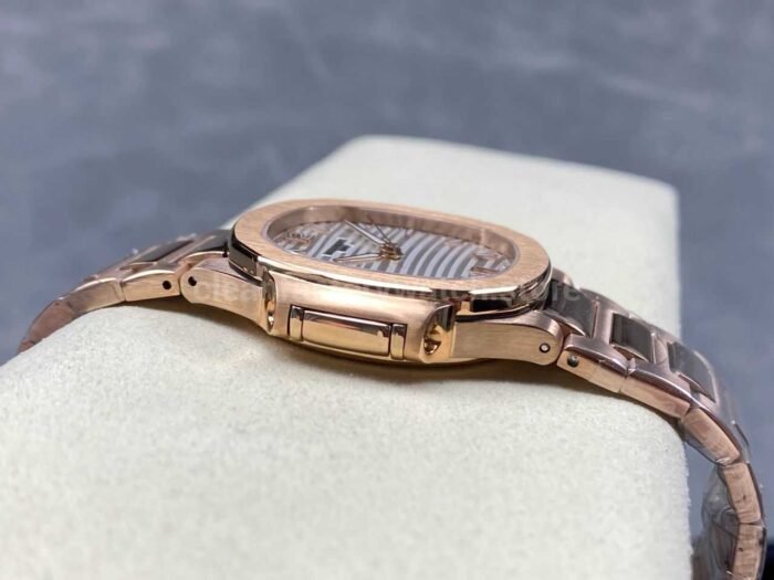 TW Factory Patek Philippe Nautilus 7118/1R-001 Rose Gold White Dial - Image 6