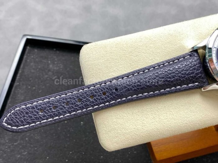 TW Factory Patek Philippe Pilot Travel Time Chronograph 5924G White Gold Arabic Numerals Blue Dial - Image 9