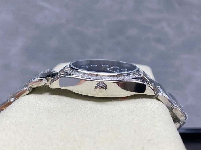 TW Factory Patek Philippe Twenty~4 7300/1200A-011 Diamond Bezel Arabic Numerals Green Dial - Image 6