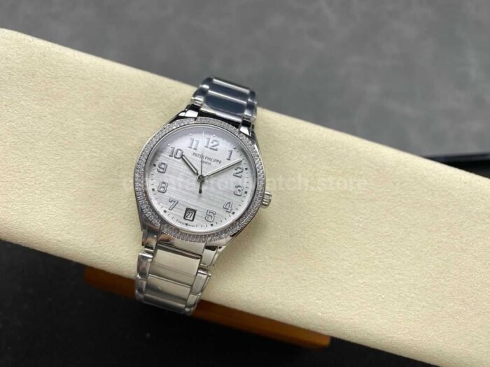 TW Factory Patek Philippe Twenty~4 7300/1200A Diamond Bezel White Dial - Image 5