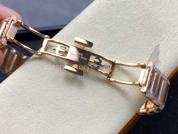 TW Factory Patek Philippe Twenty~4 7300/1200R Rose Gold Diamond Bezel Gold Dial - Image 9
