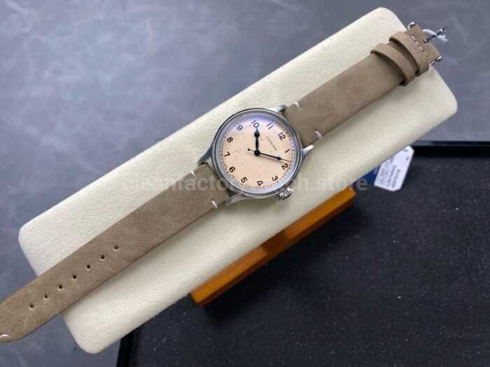 VC Factory Longines Heritage L28194932 38.5mm Steel Calf skin Strap Arabic Numerals Champagne Dial 5 Super Clone Watch,Clean Factory Watch