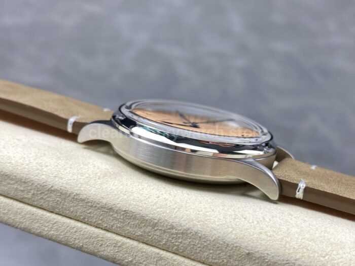 VC Factory Longines Heritage L28194932 38.5mm Steel Calf skin Strap Arabic Numerals Champagne Dial 6 Super Clone Watch,Clean Factory Watch