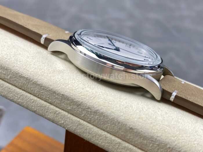 VC Factory Longines Heritage L28194932 38.5mm Steel Calf skin Strap Arabic Numerals White Dial 8 Super Clone Watch,Clean Factory Watch