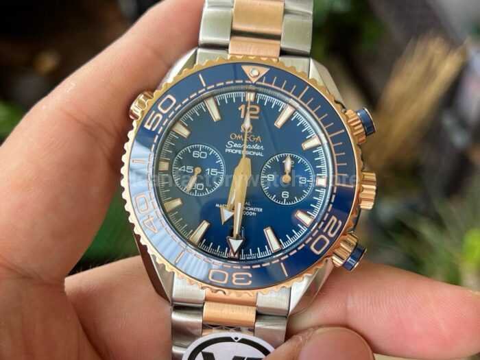 VR Factory Omega Seamaster Planet Ocean Chronograph 215.20.46.51.03.001 45.5mm 7 Super Clone Watch,Clean Factory Watch