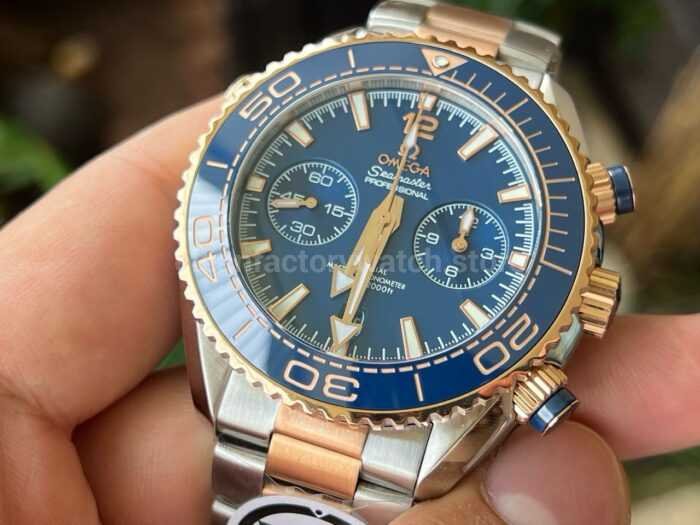 VR Factory Omega Seamaster Planet Ocean Chronograph 215.20.46.51.03.001 45.5mm Ha 1 Super Clone Watch,Clean Factory Watch