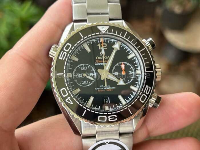 VR Factory Omega Seamaster Planet Ocean Chronograph 215.30.46.51.01.001 45.5mm Ful 3 Super Clone Watch,Clean Factory Watch
