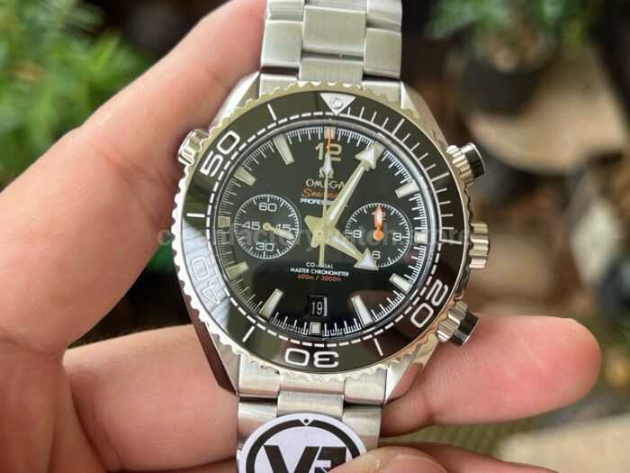 VR Factory Omega Seamaster Planet Ocean Chronograph 215.30.46.51.01.001 45.5mm Ful 7 Super Clone Watch,Clean Factory Watch