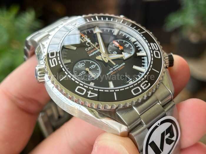 VR Factory Omega Seamaster Planet Ocean Chronograph 215.30.46.51.01.001 45.5mm Ful Super Clone Watch,Clean Factory Watch