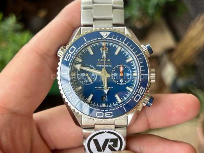VR Factory Omega Seamaster Planet Ocean Chronograph 215.30.46.51.03.001 45.5mm Full 10 Super Clone Watch,Clean Factory Watch