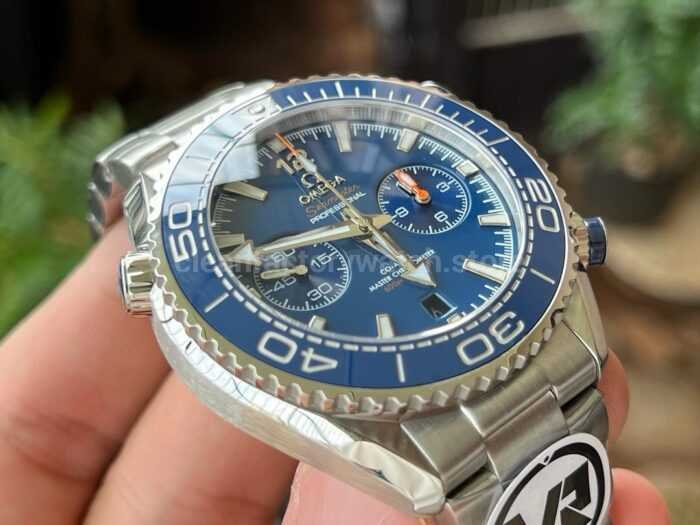 VR Factory Omega Seamaster Planet Ocean Chronograph 215.30.46.51.03.001 45.5mm Full 4 Super Clone Watch,Clean Factory Watch