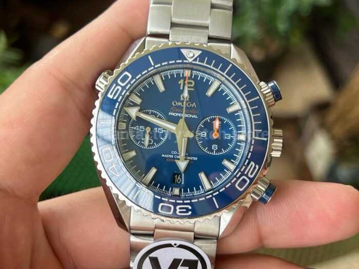 VR Factory Omega Seamaster Planet Ocean Chronograph 215.30.46.51.03.001 45.5mm Full 8 Super Clone Watch,Clean Factory Watch