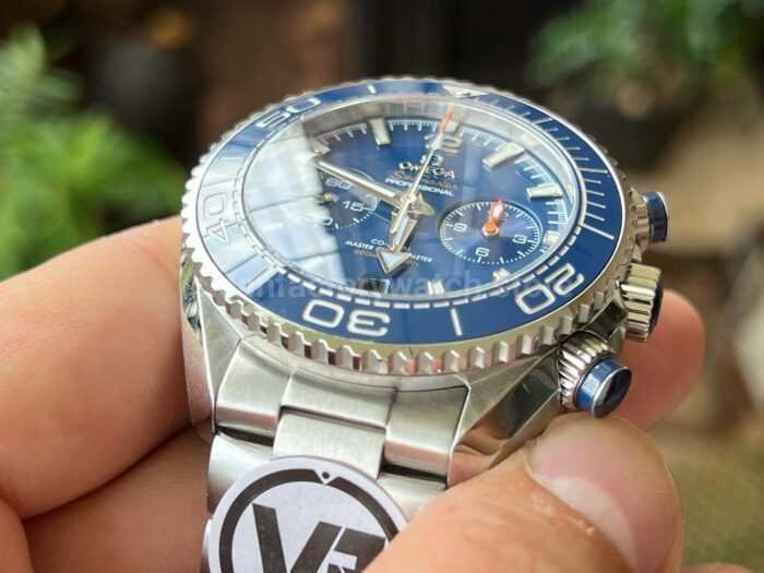 VR Factory Omega Seamaster Planet Ocean Chronograph 215.30.46.51.03.001 45.5mm Full 9 Super Clone Watch,Clean Factory Watch