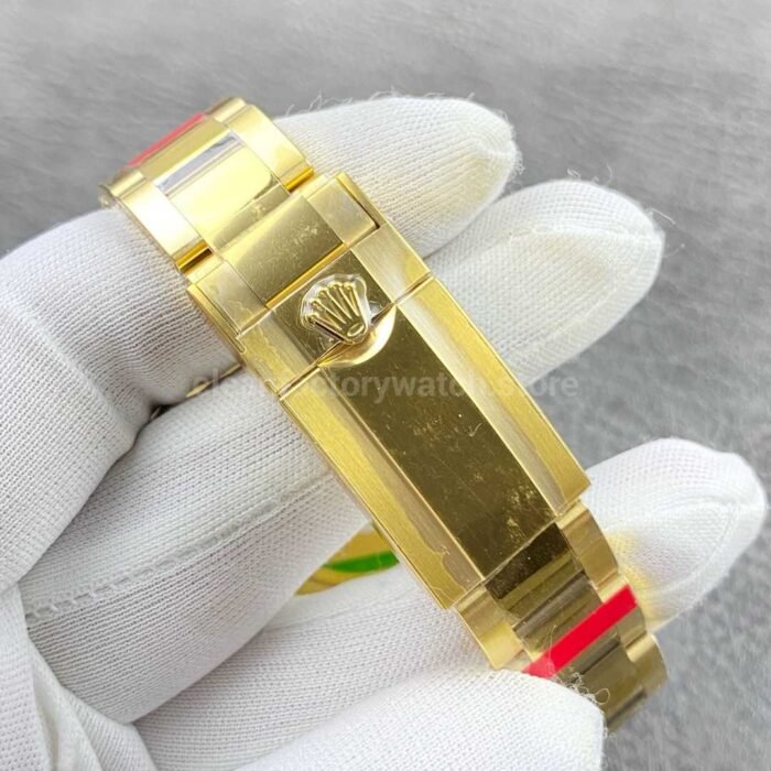 VS Factory CounterWeight Rolex Daytona 126508-0006 Yellow Gold Black Eye Champagne Dial - Image 7