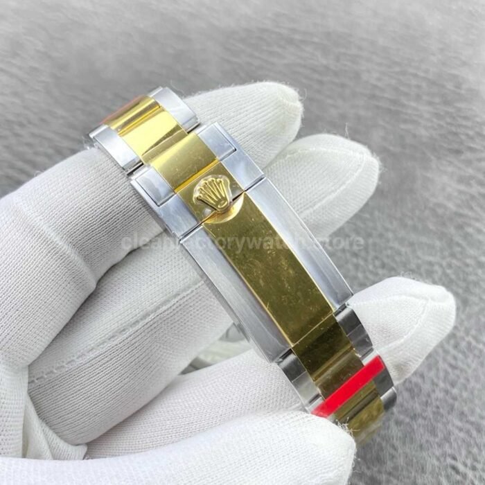 VS Factory Counterweight Rolex Daytona 126503-0001 Half Yellow Gold White Dial - Image 6