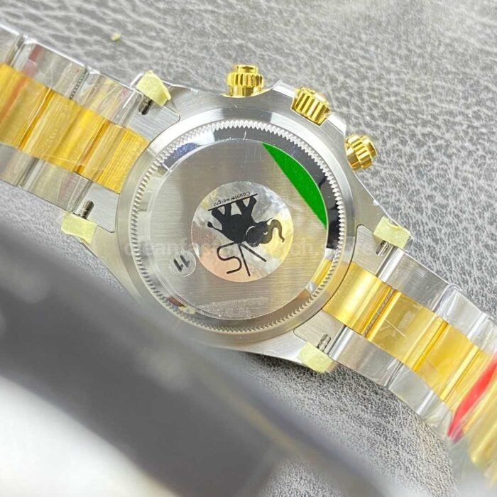 VS Factory Counterweight Rolex Daytona 126503-0001 Half Yellow Gold White Dial - Image 5