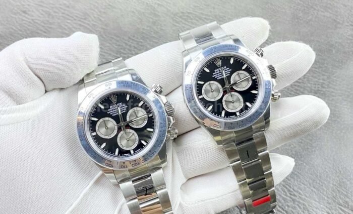 VS Factory Counterweight Rolex Daytona 126509-0001 White Gold Black Dial - Image 4